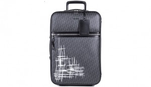 Dior Unveils New Dior Homme Dark Light Scribble Trolley Case